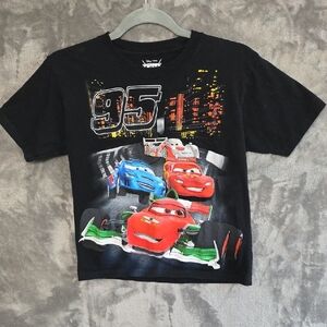 Black Cars Graphic T-Shirt Boys Size 8